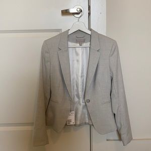 Light grey blazer, brand new, never worn